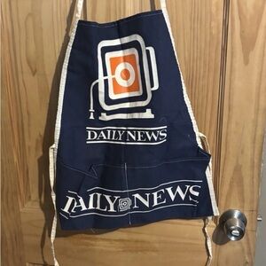 Vintage Daily News apron